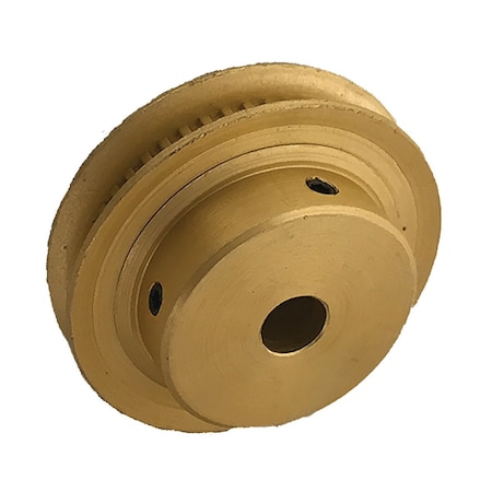 B&B Manufacturing 60MP012M6FA6, Timing Pulley, Aluminum, Clear Anodized, 60MP012M6FA6